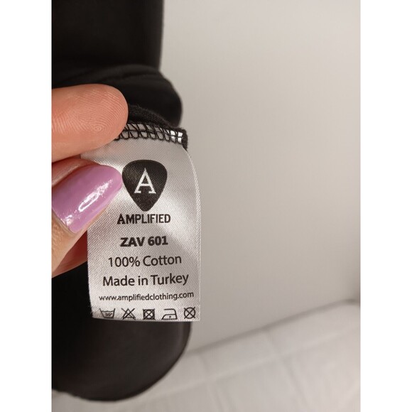 Guns And Roses Womens Short Sleeve T-Shirt Brown Sz XL Civil War Amplified - Picture 3 of 5